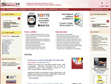 Tablet Screenshot of dtpobchod.cz